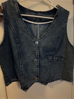 Amazon Dark Blue Denim Vest